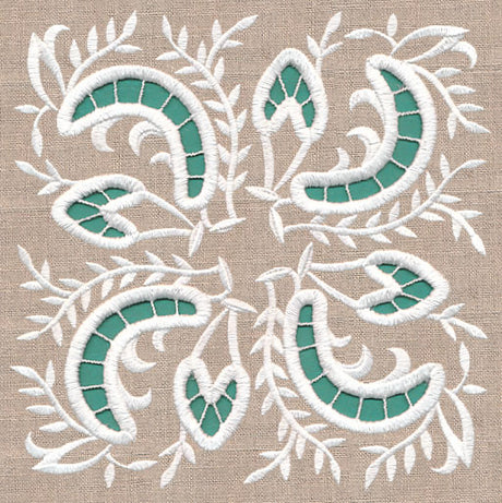 Greenery Square (Cutwork)