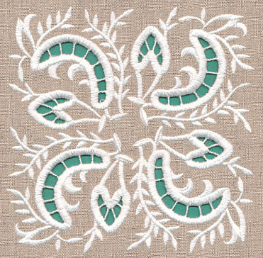 Greenery Square (Cutwork)