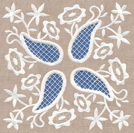 Nature Square (Cutwork)