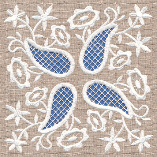 Nature Square (Cutwork)