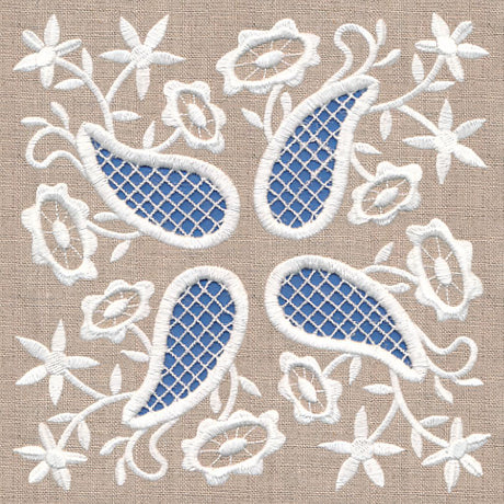 Nature Square (Cutwork)