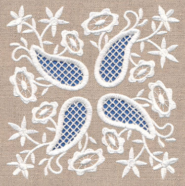 Nature Square (Cutwork)