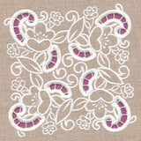 Swirls Square (Cutwork)