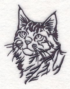 Maine Coon Cat Silhouette