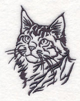 Maine Coon Cat Silhouette