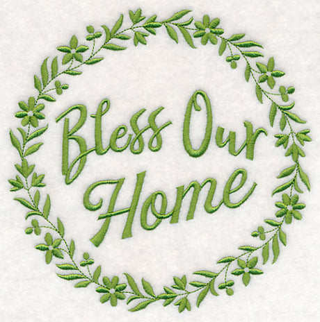 Bless Our Home Simple Wreath