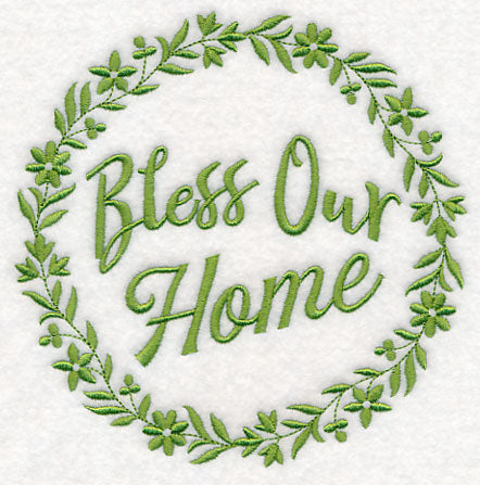 Bless Our Home Simple Wreath