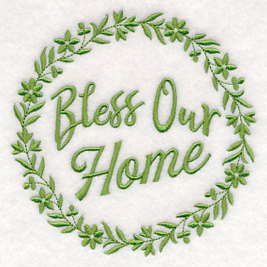 Bless Our Home Simple Wreath
