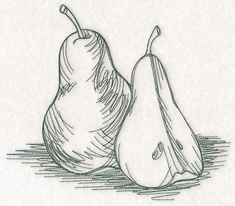 Pear Etching