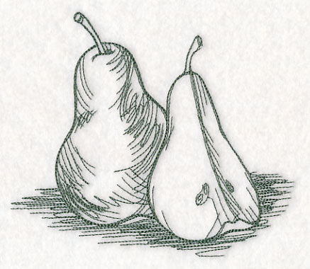 Pear Etching
