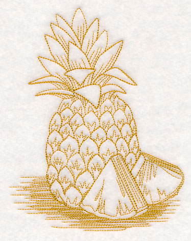 Pineapple Etching