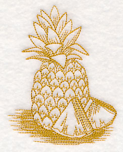 Pineapple Etching