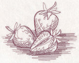 Strawberry Etching