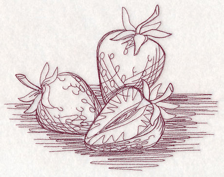 Strawberry Etching