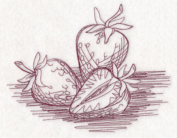 Strawberry Etching