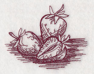 Strawberry Etching