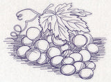 Grapes Etching