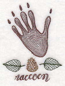 Animal Tracks - Raccoon (Vintage)