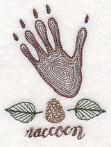 Animal Tracks - Raccoon (Vintage)