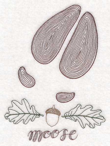 Animal Tracks - Moose (Vintage)