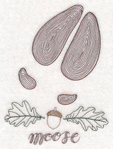 Animal Tracks - Moose (Vintage)