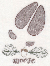 Animal Tracks - Moose (Vintage)