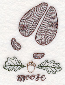 Animal Tracks - Moose (Vintage)