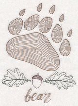 Animal Tracks - Bear (Vintage)