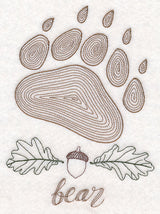 Animal Tracks - Bear (Vintage)