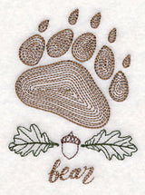 Animal Tracks - Bear (Vintage)