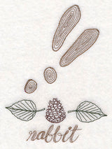 Animal Tracks - Rabbit (Vintage)