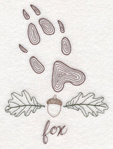 Animal Tracks - Fox (Vintage)