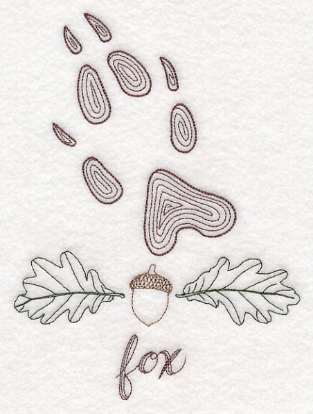 Animal Tracks - Fox (Vintage)