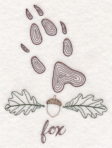 Animal Tracks - Fox (Vintage)