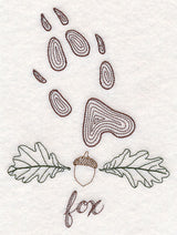Animal Tracks - Fox (Vintage)