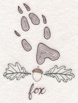 Animal Tracks - Fox (Vintage)