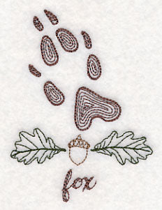 Animal Tracks - Fox (Vintage)