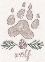 Animal Tracks - Wolf (Vintage)