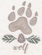 Animal Tracks - Wolf (Vintage)