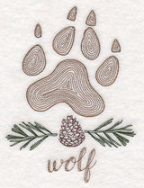 Animal Tracks - Wolf (Vintage)