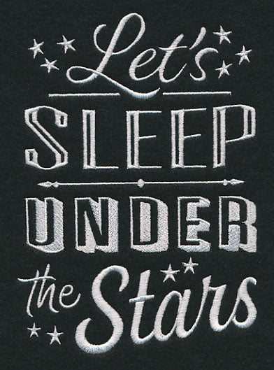 Let's Sleep Under the Stars
