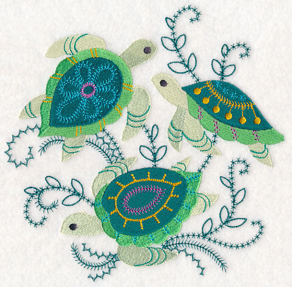 Sea Life Scenes - Turtles