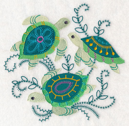 Sea Life Scenes - Turtles