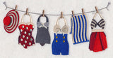 Retro Swimsuit Clothesline - Women's