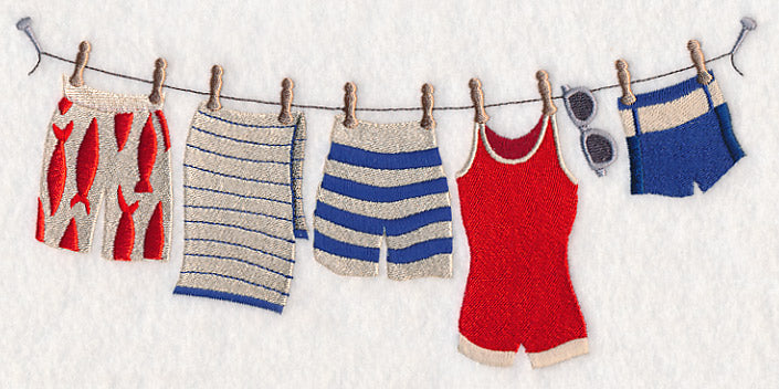 Retro Swimsuit Clothesline - Men's