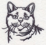 British Shorthair Cat Silhouette