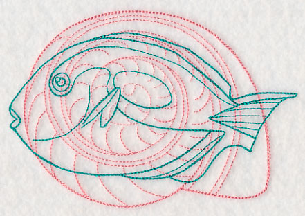 Underwater Surgeonfish Medallion 1