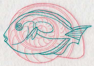 Underwater Surgeonfish Medallion 1