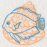 Underwater Discus Fish Medallion