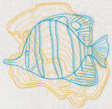 Underwater Butterflyfish Medallion